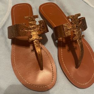 Gold Tory Burch Sandals